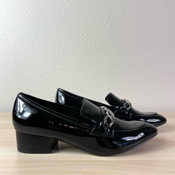 Marc Fisher Black Leker Loafer Preppy Career Office Casual Almond Toe 6.5 - Picture 7 of 7